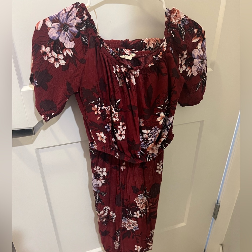 Floral maxi dress